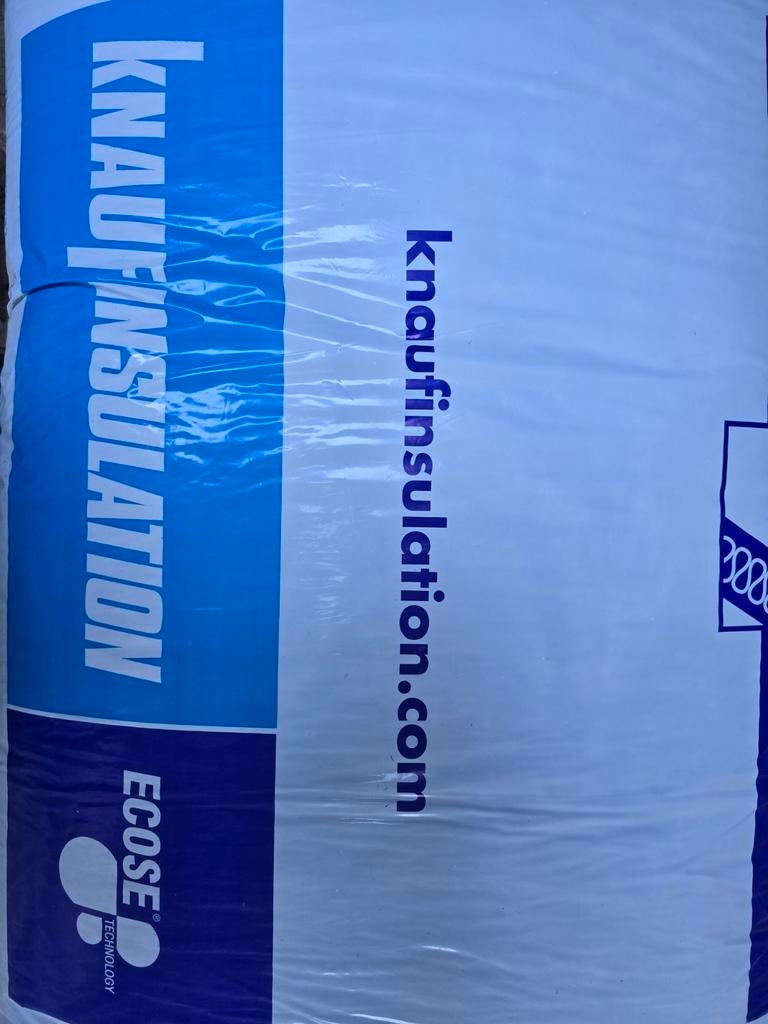 18 pakken Knauf Acoustic isolatie 50mm - 174,96m², Dakisolatie, 4 tot 8 cm, Nieuw, Ophalen of Verzenden