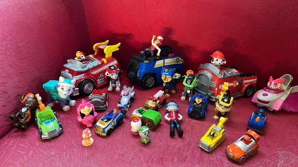 Paw patrol voertuigen, Ophalen of Verzenden, Gebruikt
