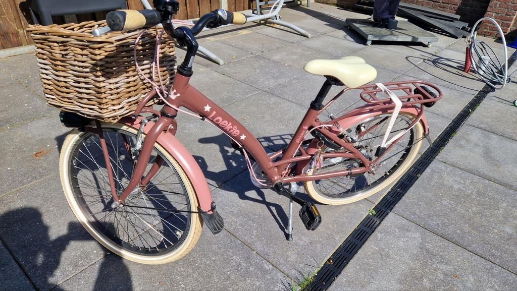 Loekie prinses fiets 22 inch 3 versnellingen, Ophalen, Staal, Loekie, Zo goed als nieuw