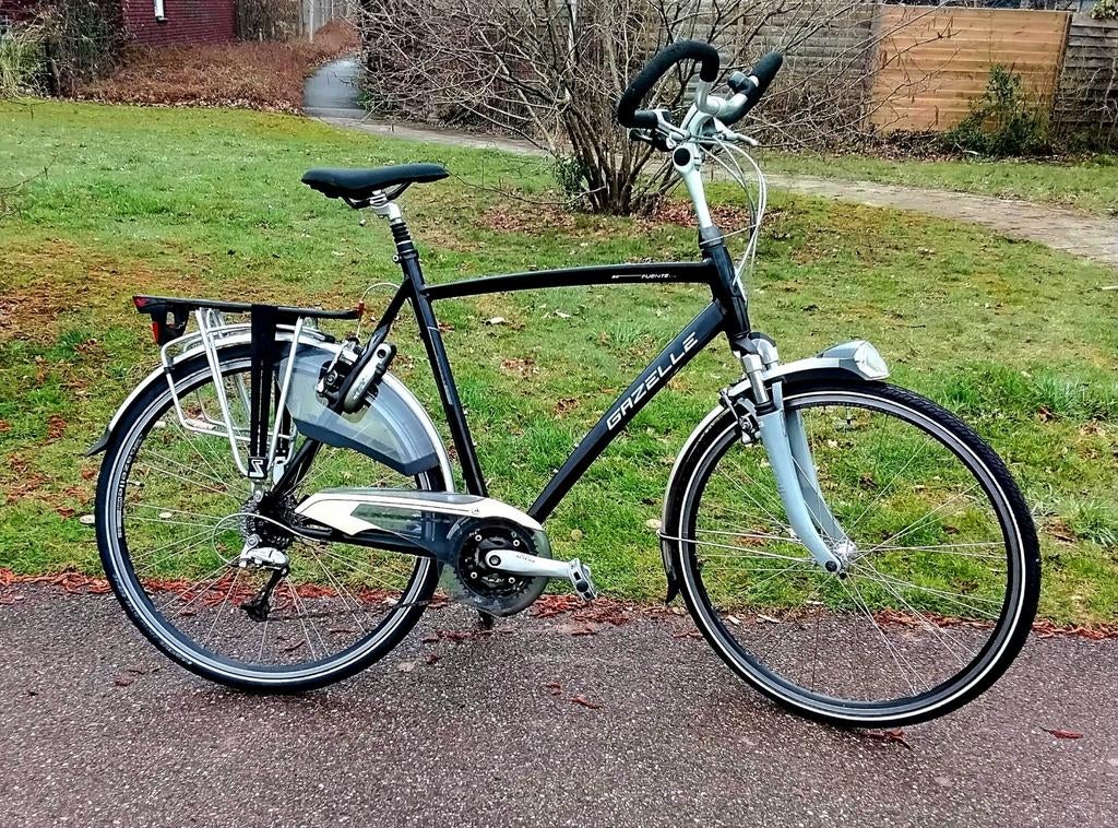 Nette Gazelle Fuente Xtra Sportief Trekking Herenfiets, Ophalen, Zo goed als nieuw, Meer dan 20 versnellingen, Gazelle