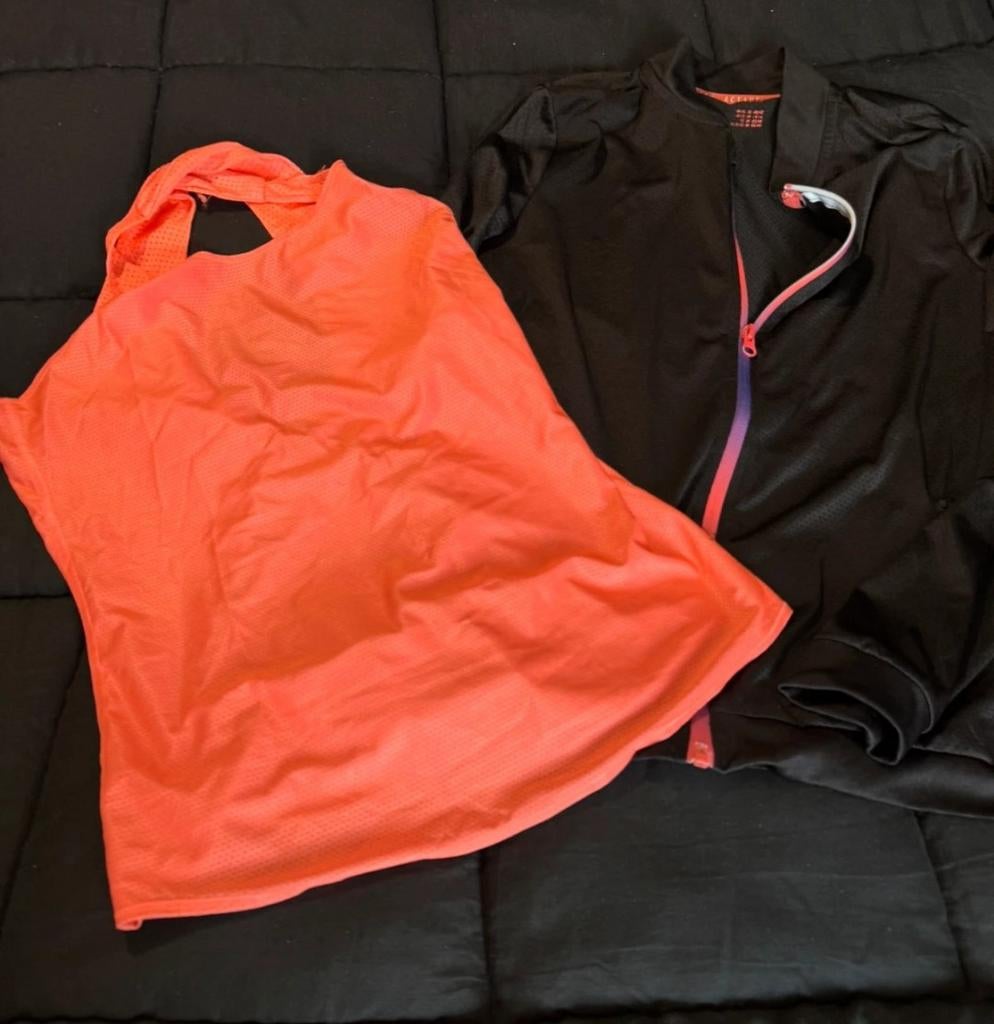 Sportsetje Crivit mt M misschien L 🖤🧡, Kleding | Dames, Crivit, Ophalen of Verzenden, Gedragen, Maat 38/40 (M)