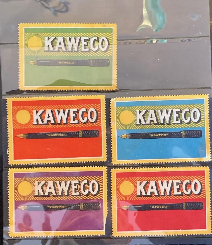 Kaweco (vulpenmerk) sluitzegels, Verzamelen, Merken en Reclamevoorwerpen, Verzenden, Zo goed als nieuw, Gebruiksvoorwerp