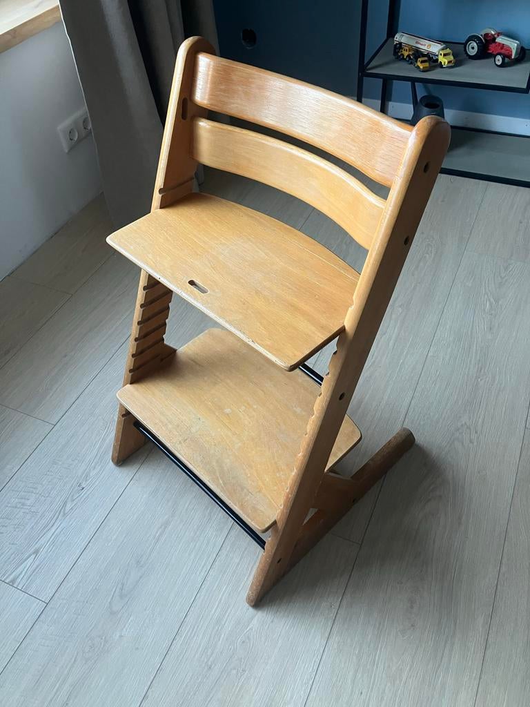 Houten meegroeistoel voor kinderen, Ophalen, Gebruikt, Meegroeistoel, Aanschuifbaar