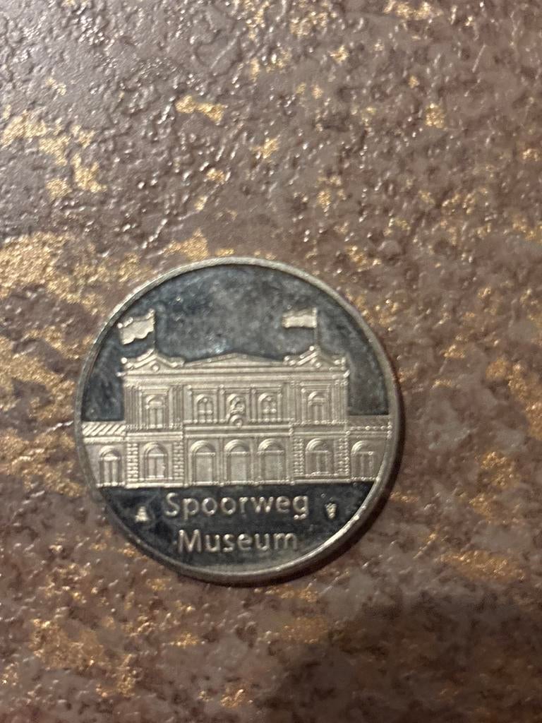 Herdenkingspenning Stoomlocomotief 3737 Spoorwegmuseum, Ophalen of Verzenden, Overige materialen, Nederland