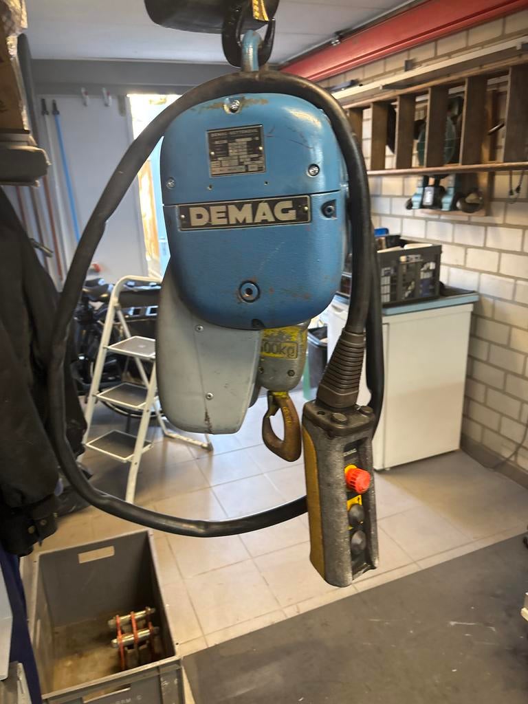 DEMAG Elektrische Takel 500kg - Robuust en Betrouwbaar, Ophalen, Gebruikt, Elektrisch