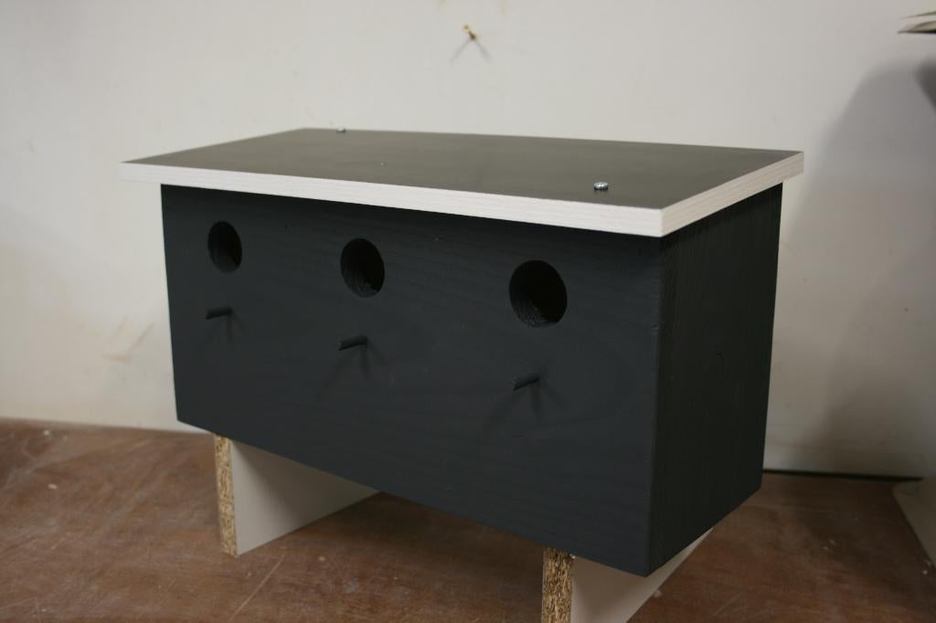 Houten mussenkast – mussenkasten - vogelhuisjes -vogelhuisje, Ophalen of Verzenden, Nieuw