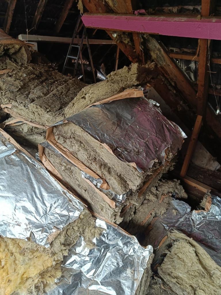 Gratis gebruikte isolatie, Ophalen, Gebruikt, Steenwol, 15 m² of meer