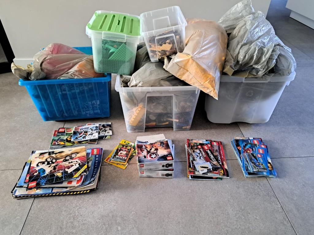 Hele grote partij LEGO 31,3 kilo!, Ophalen, Gebruikt, Overige typen, Lego