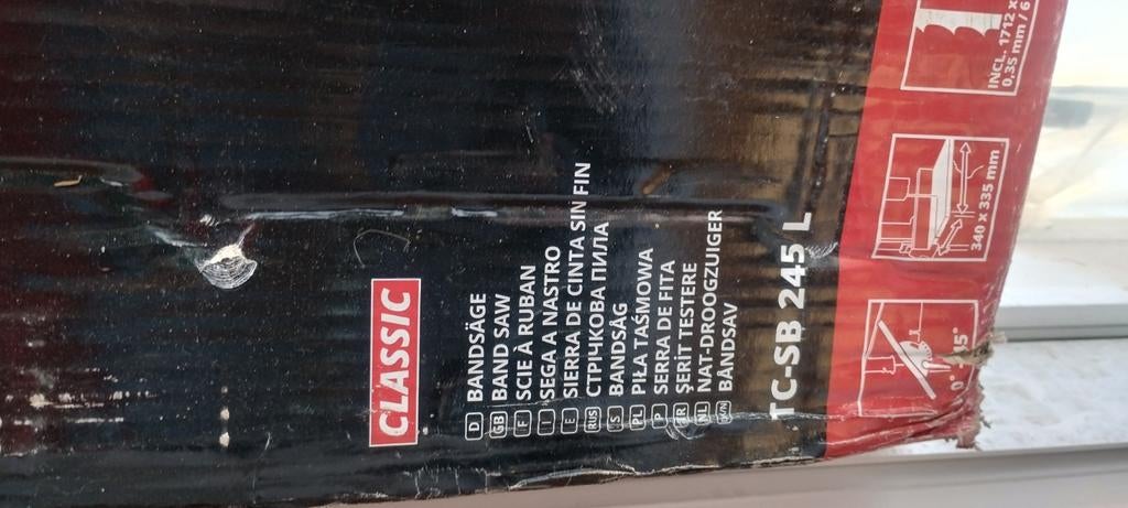 Einhell lintzaag, Ophalen, 70 mm of meer, Nieuw, Lintzaag