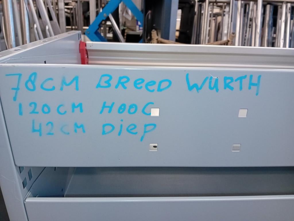 Wurth bedrijfswagen inrichting werkkast, Ophalen, Gebruikt