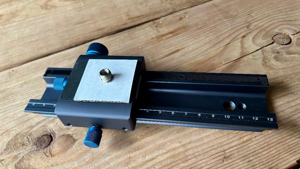 Novoflex Castel L focusing rail, Audio, Tv en Foto, Fotografie | Statieven en Balhoofden, Ophalen of Verzenden, Zo goed als nieuw