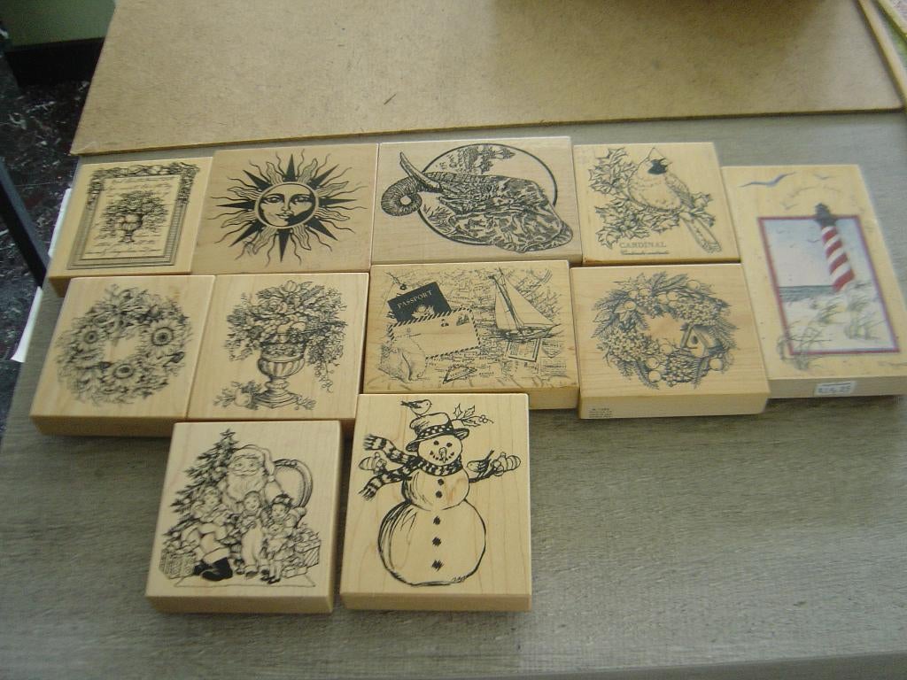 PSX houten stempels, Ophalen of Verzenden, Zo goed als nieuw, Houten stempel