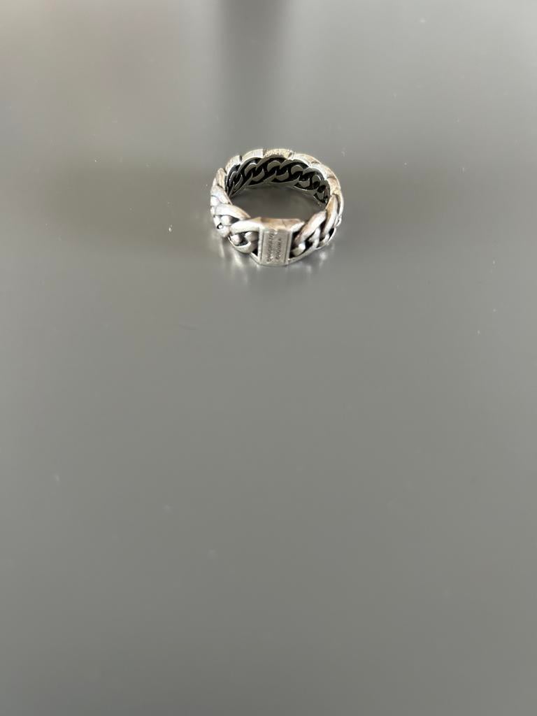 Buddha to Buddha ring 925 maat 20, Sieraden, Tassen en Uiterlijk, Ringen, Gebruikt, 20 of groter, Ophalen of Verzenden, Dame of Heer