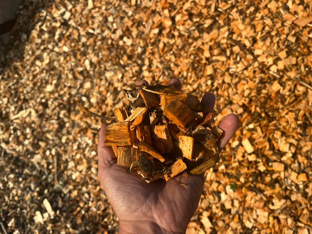 Hout snippers, Ophalen, Tuinaarde