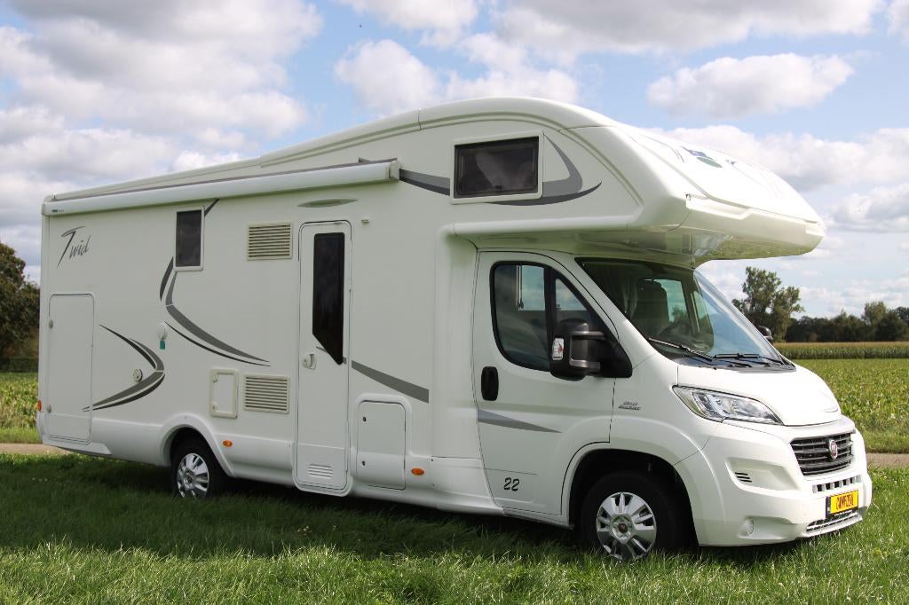 Mclouis Twid 22 Dak airco Zonnepaneel stapelbed, Caravans en Kamperen, Campers, Bedrijf, meer dan 6, Alkoof, Fiat, Fiat, Diesel