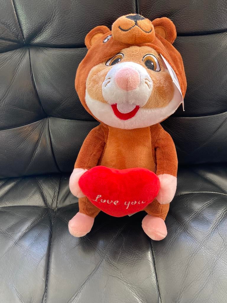 Ah hamster als beer met hart, Ophalen of Verzenden, Zo goed als nieuw, Beer