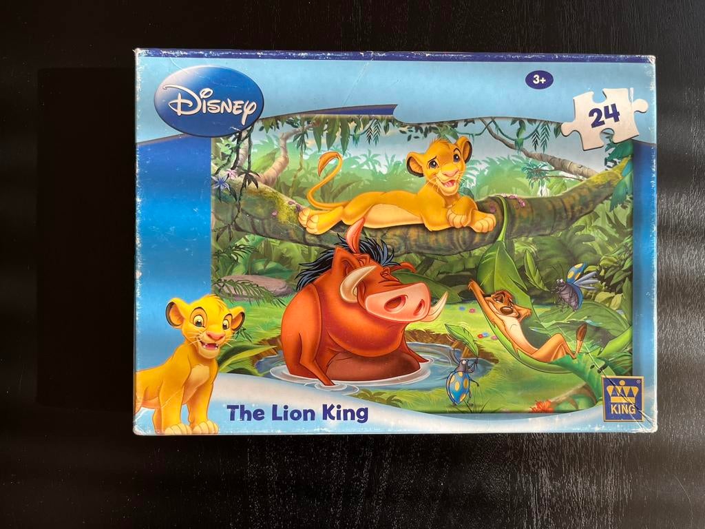 Disneu puzzel Lion King, Ophalen of Verzenden, 10 tot 50 stukjes, Gebruikt, 2 tot 4 jaar