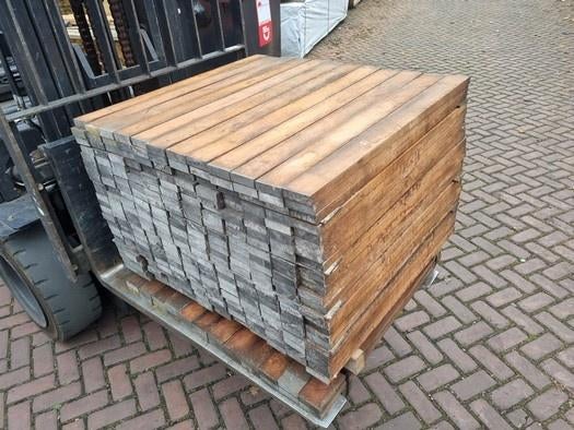 Planken / latten - hardhout 25x80 mm € 1,75 p/s incl. btw, Tuin en Terras, Ophalen, Planken, Nieuw, Hardhout