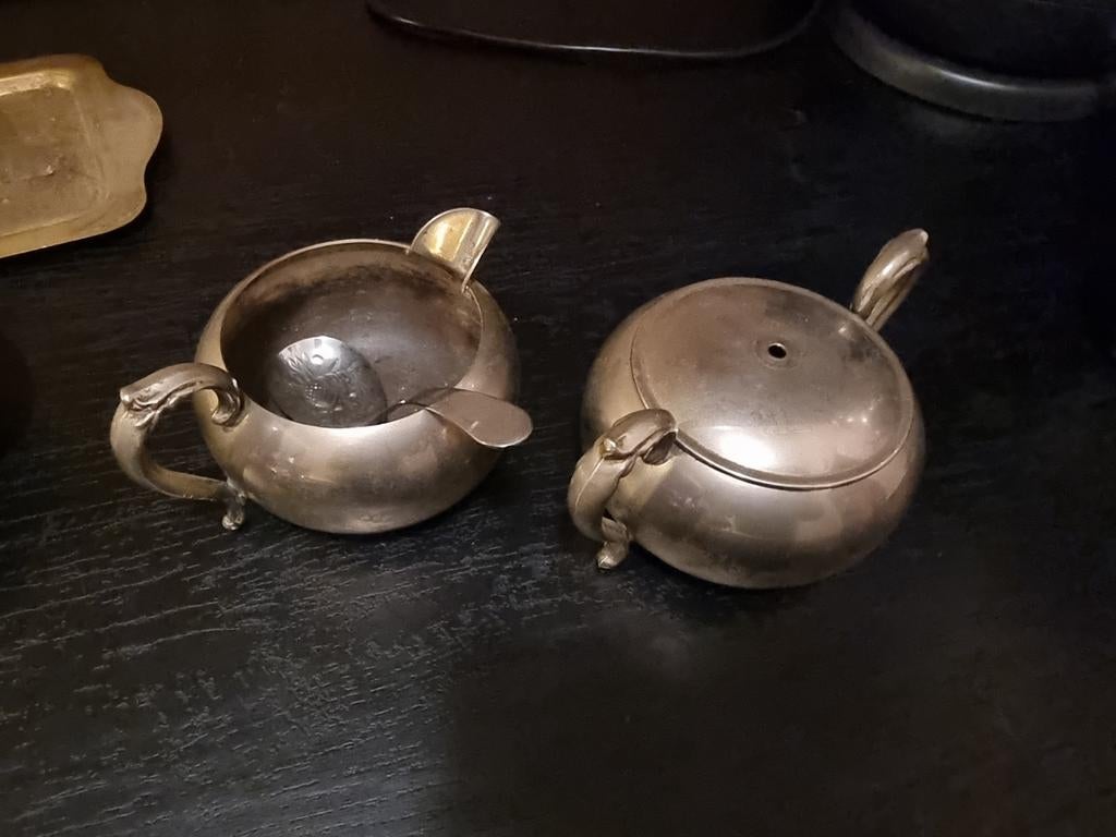 Verschillende stukken servies, Ophalen of Verzenden, Zilver