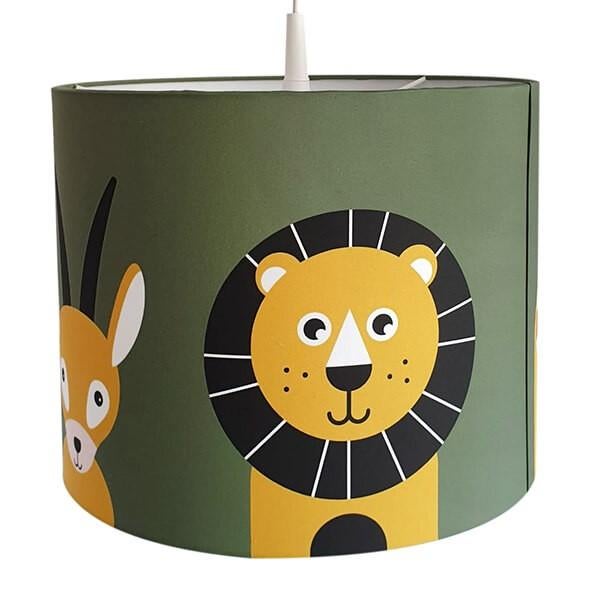 Hanglamp Kinderlamp Lamp Safari Dieren Groen ANNIdesign, Kinderen en Baby's, Info@annidesign.nl, Nieuw, Ophalen of Verzenden, Hans Andreussingel 15 2652 GA Berkel en Rodenrijs