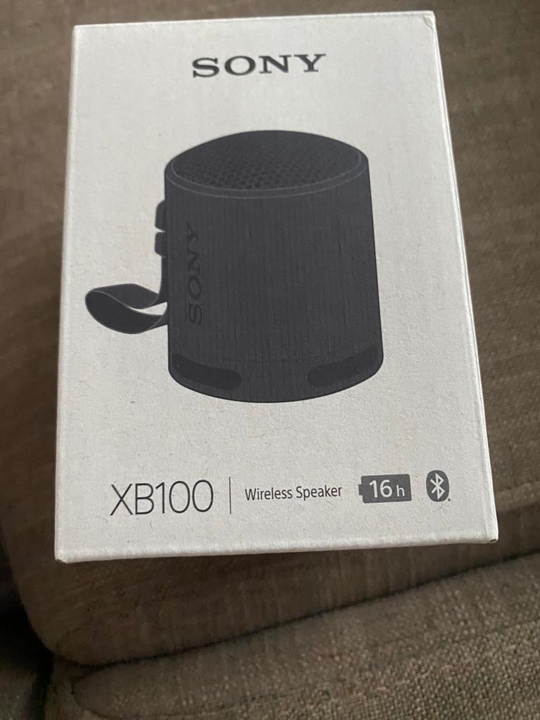 Sony -XB100 draagbare bluetooth speaker zwart, Ophalen, Overige typen, Nieuw, Sony