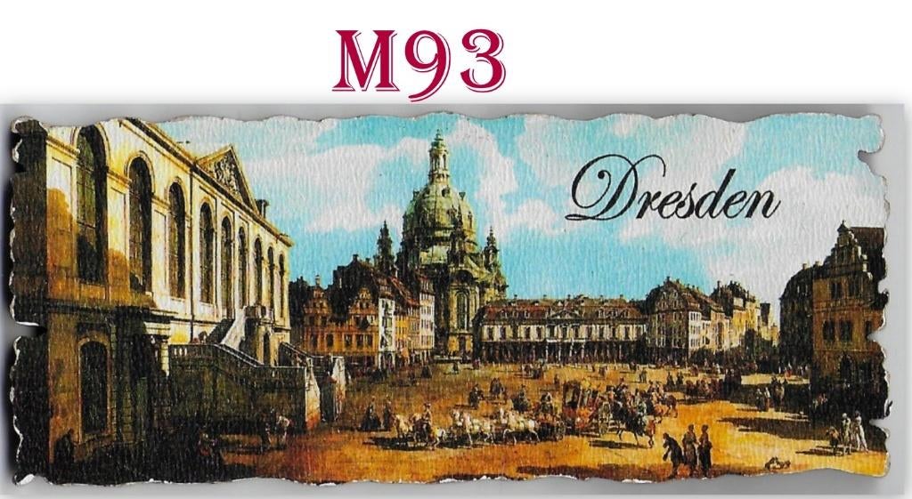 M93 Koelkastmagneet -- Dresden -  Duitsland, Ophalen of Verzenden, Zo goed als nieuw