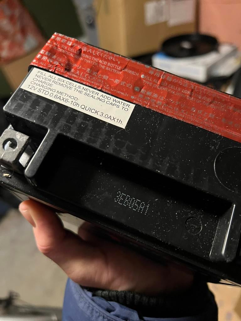 Helemaal Nieuw Power1 GTX7A-BS accu 12V 6Ah | nooit gebruikt, Ophalen of Verzenden, Nieuw, Overige typen, Overige merken