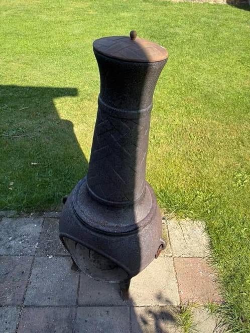 Gietijzeren vuurkorf, Ophalen, Gebruikt, Vuurkorf