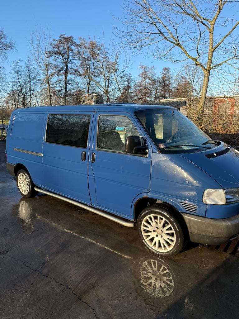 Transporter 2003 Blauw syncro camper, Auto's, Blauw, Diesel, Particulier, 212 €/maand