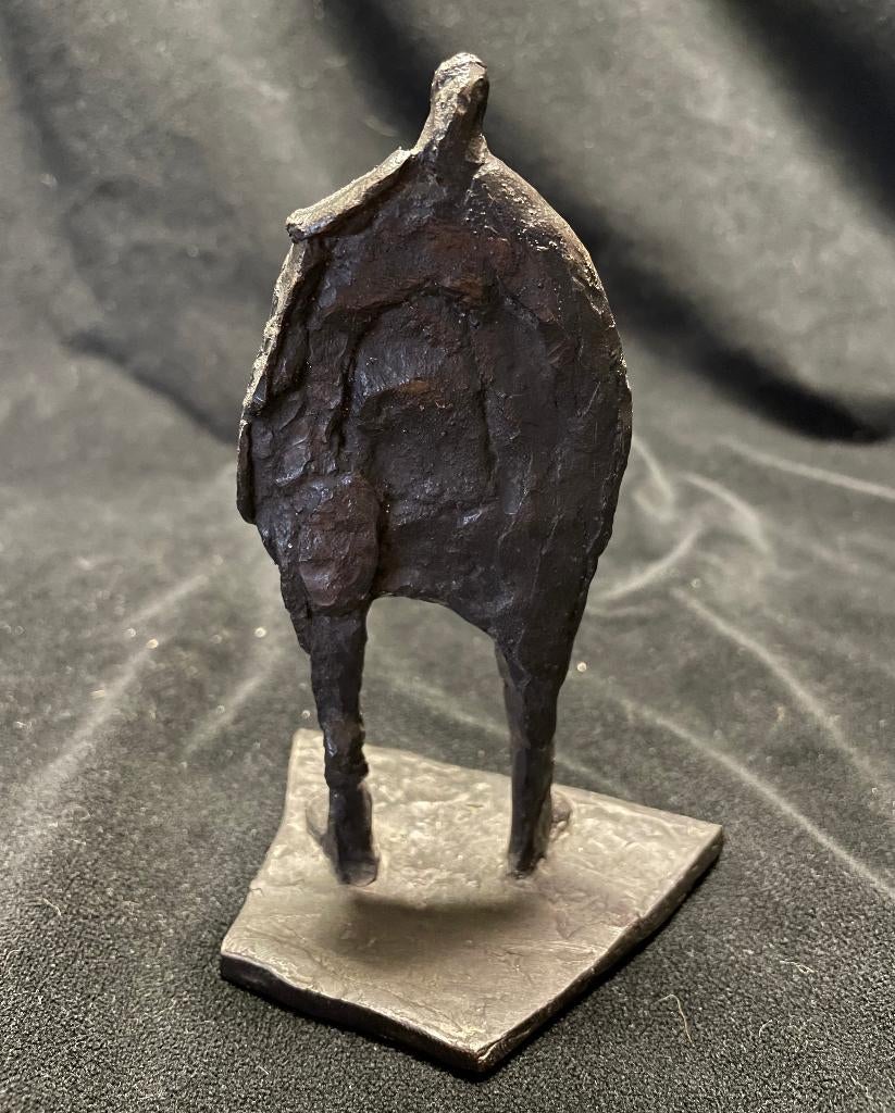 Brons beeld Hans Blank.1952-2019..Visserman op de uitkijk., Ophalen of Verzenden