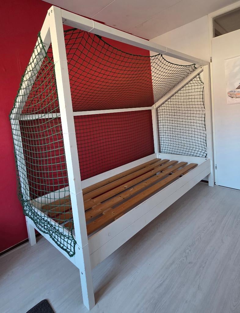 Voetbalbed, 85 tot 100 cm, Gebruikt, Ophalen of Verzenden, Lattenbodem