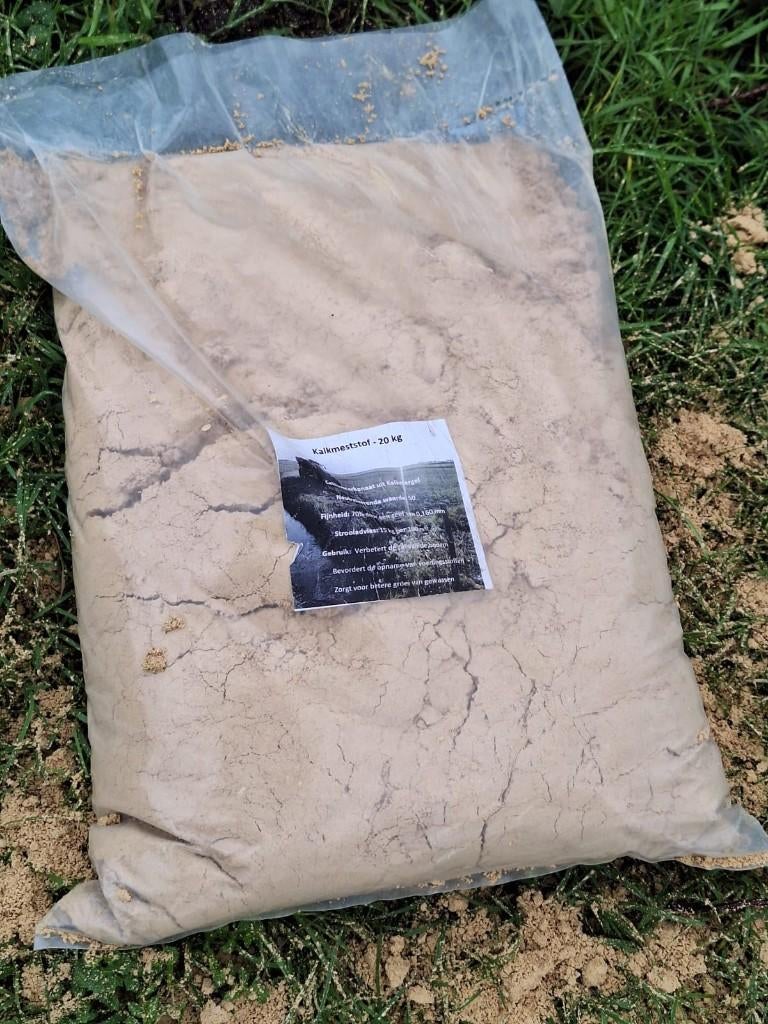 Kalk (Bodemverbeteraar) voor tuin, gazon & moestuin, Tuin en Terras, Aarde en Mest, Ophalen, Overige typen