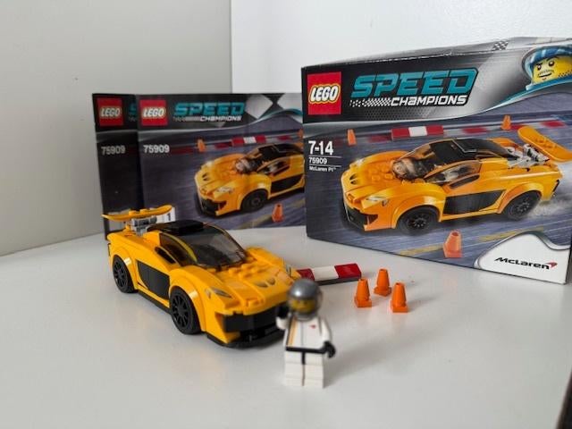 lego speed champion 75909 Mc Laren P1, Ophalen of Verzenden, Gebruikt, Complete set, Lego
