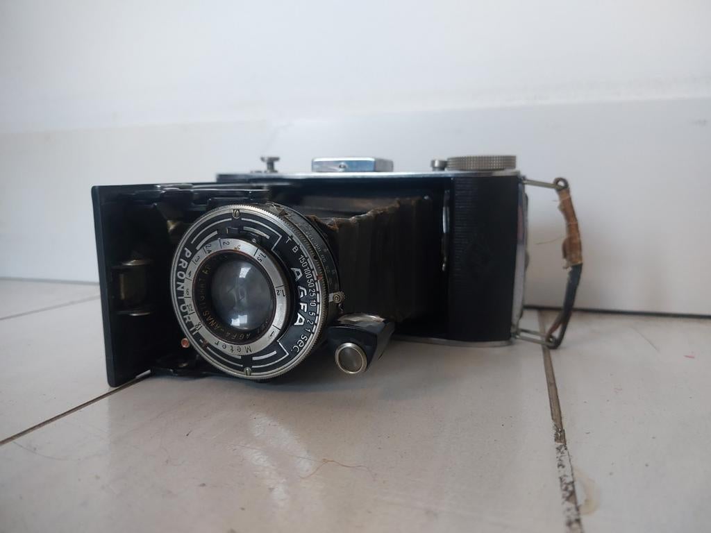 Agfa vouwcamera – vintage / decoratie niet werkend, Ophalen of Verzenden