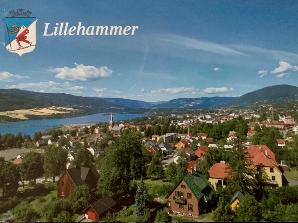 Noorwegen, Lillehammer., Ophalen of Verzenden, Gelopen, Overig Europa