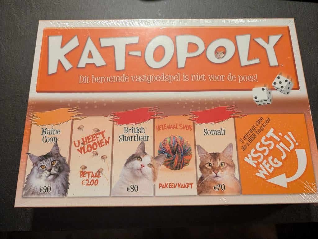 Katopoly nieuw, nog in plastic, Hobby en Vrije tijd, Gezelschapsspellen | Bordspellen, Ophalen of Verzenden, Nieuw