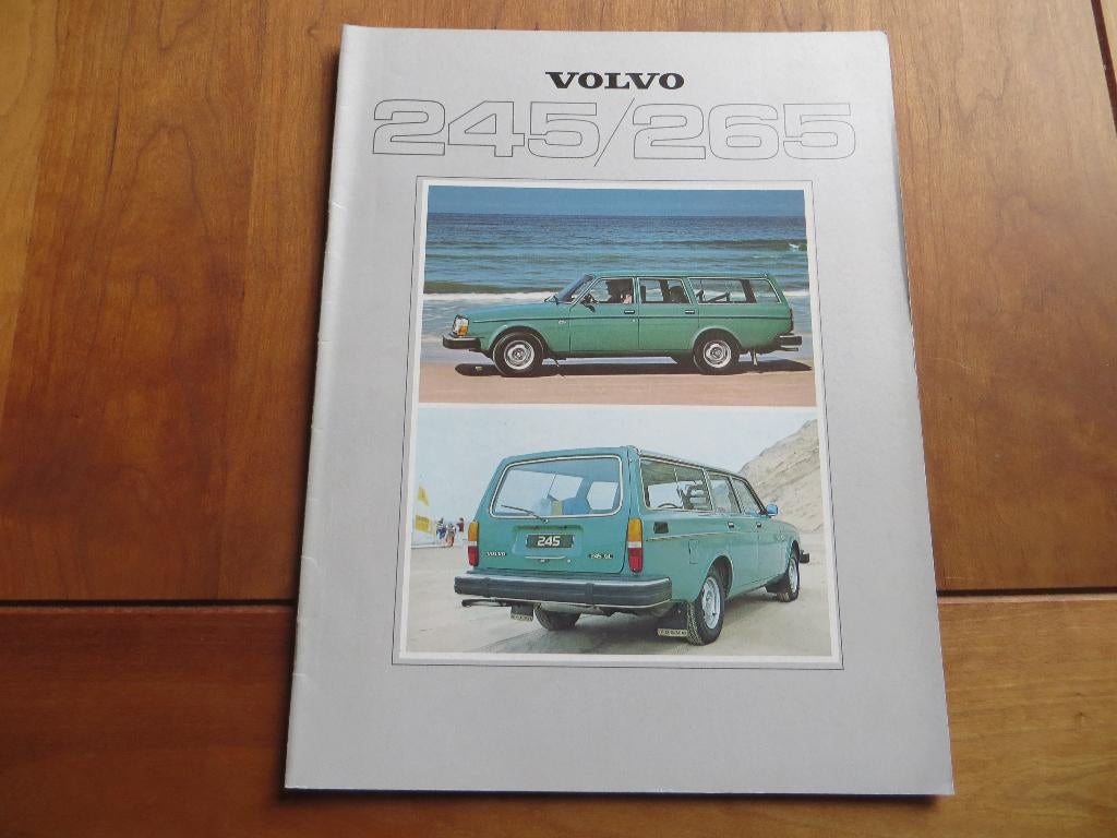 Folder Volvo 245, Volvo 265 1979, Volvo, Zo goed als nieuw, Volvo, Ophalen of Verzenden
