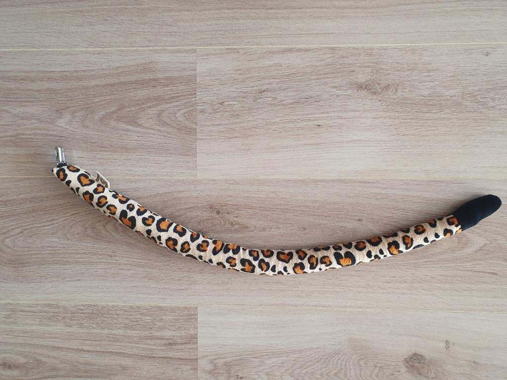 Luipaard - panter staart +clip (68 cm), Kinderen en Baby's, Carnavalskleding en Verkleedspullen, Ophalen, Nieuw, Jongen of Meisje