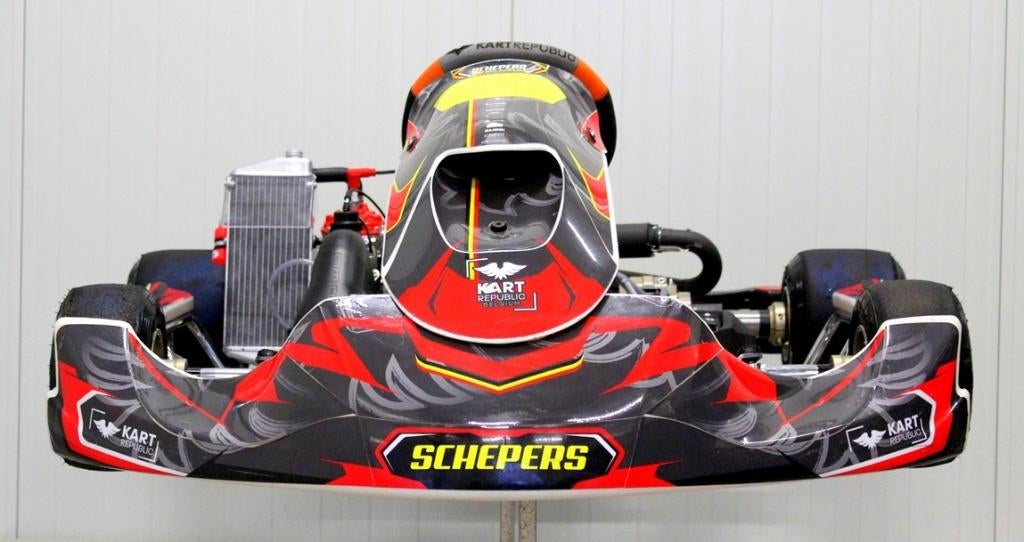 Kart Republic KR2 met NIEUWE Rotax Junior EVO2 Motor, Ophalen, Zo goed als nieuw, Kart