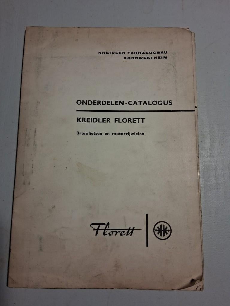 Kreidler-Florrett Onderdelencatalogus 1963/64 met prijslijst, Verzenden