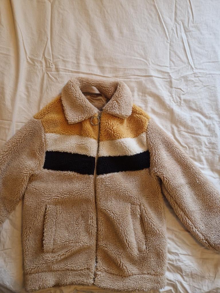 Teddy jas - Lekker warm!, Beige, Jas, Ophalen of Verzenden, Zo goed als nieuw