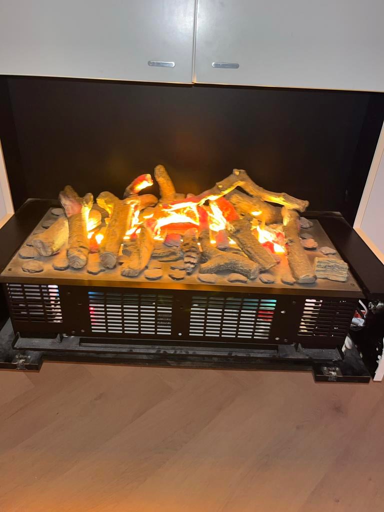 Elektrische haard Dimplex Opti-myst waterdamp, Huis en Inrichting, Ophalen, Zo goed als nieuw, Inbouwhaard, Elektrische haard