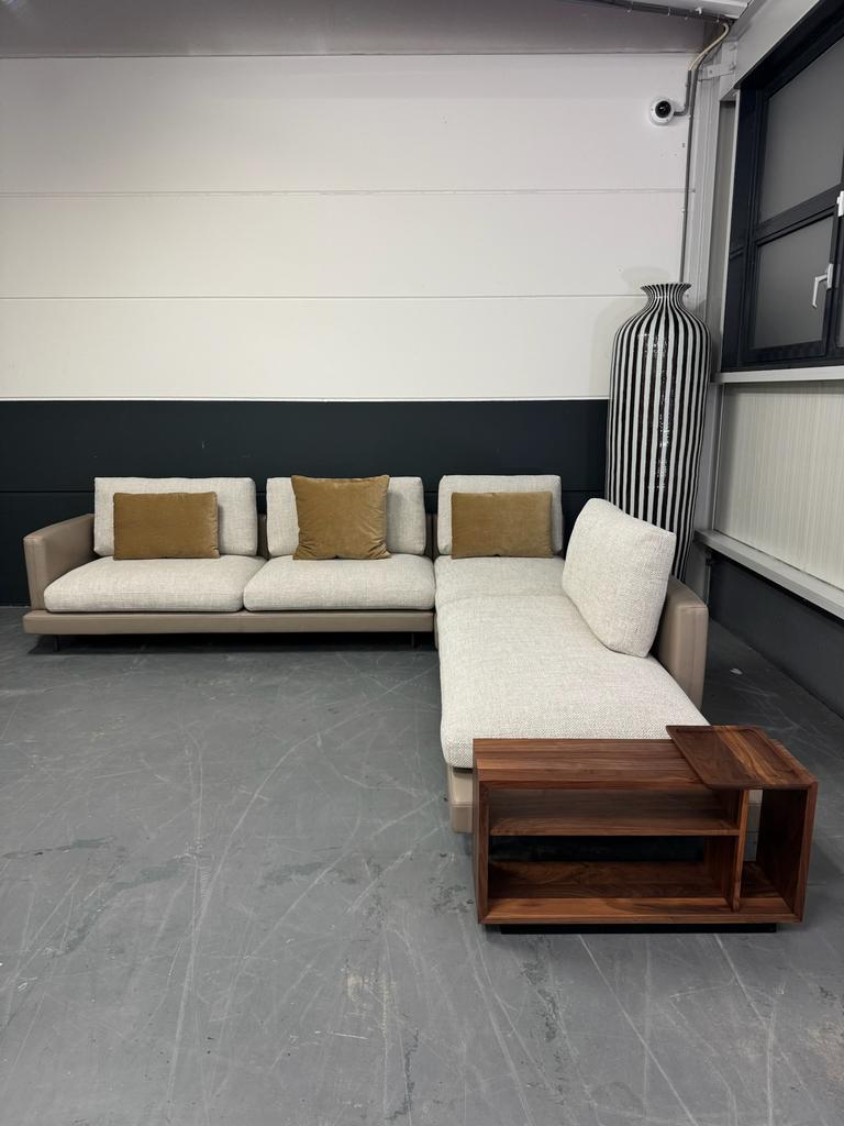 Showroommodel Rolf Benz Sina modulaire bank | stof en leder, Ophalen, Design, rolf benz, de sede, artifort, leolux, flexform, minotti