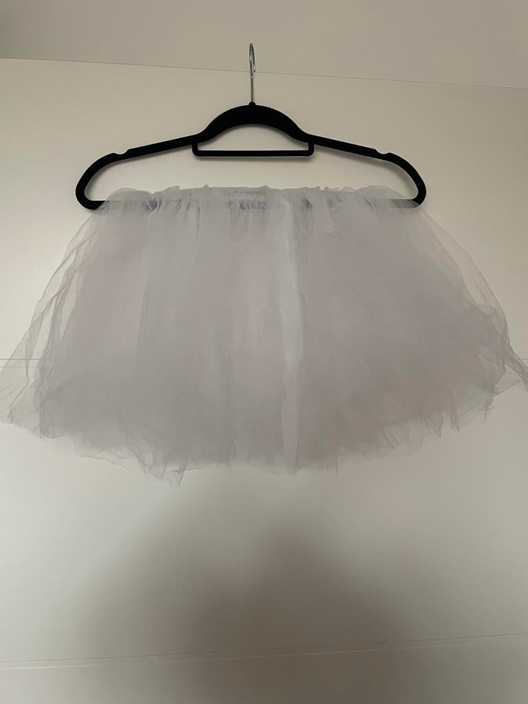 Leuke, korte petticoat, Maat 38/40 (M), Wit, Ophalen of Verzenden, Zo goed als nieuw