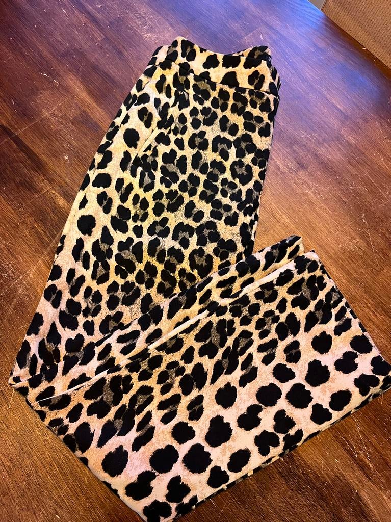 Pantalon panterprint zara dames maat S, Bruin, Ophalen of Verzenden, Zo goed als nieuw, Maat 36 (S)