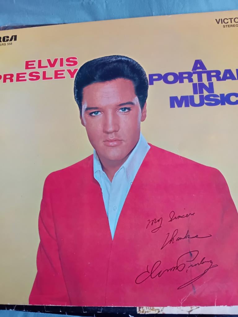 Lp van Elvis Presley.  A Portrait in Music, Ophalen, Zo goed als nieuw, 12 inch