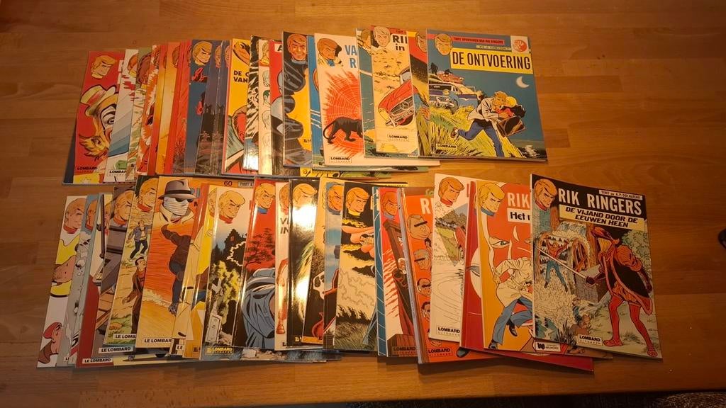 Stripverhalen Rik Ringers 35 stuks, Meerdere comics, Ophalen of Verzenden, Gelezen, Europa