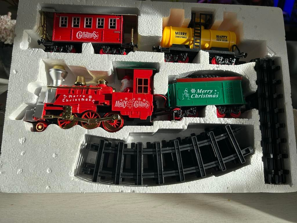 Kersttrein met geluid 15 euro, Ophalen of Verzenden, Zo goed als nieuw