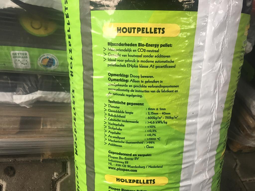 Plospan houtpellets/pellets bezorging geheel NL!, Minder dan 3 m³, Ophalen, Overige houtsoorten, Blokken