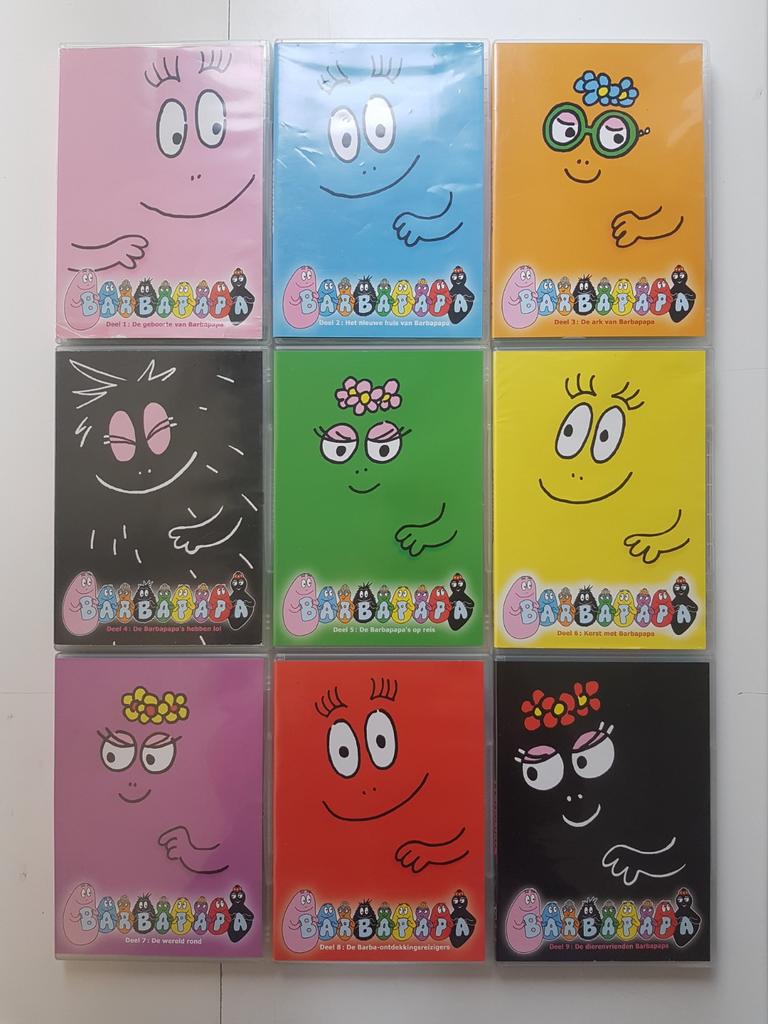 Barbapapa | De Complete TV Serie | 9 DVD box, Alle leeftijden, Ophalen of Verzenden, Boxset